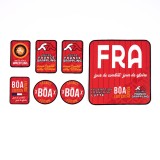 Brasilianisches Jiu-Jitsu BJJ Patch - Frankreich Team rot