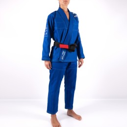 Kimono Jiu-Jitsu für Damen - Nosso Estilo Blau die Praxis des brasilianischen Jiu-Jitsu