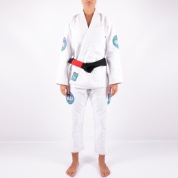 Kimono de Jiu-Jitsu Brésilien pour Femme - Curitiba blanc Boa Fightwear