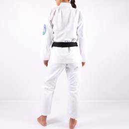 Kimono de Jiu-Jitsu Brésilien pour Femme - Curitiba blanc BJJ
