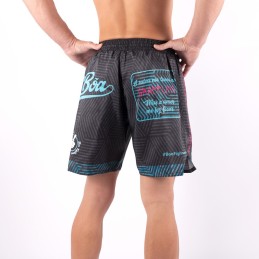 Pantalones cortos de Grappling para Hombre - Raiva Verde Boa Fightwear