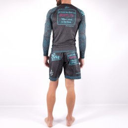 Pantalones cortos de Grappling para Hombre - Raiva Verde Deporte de lucha