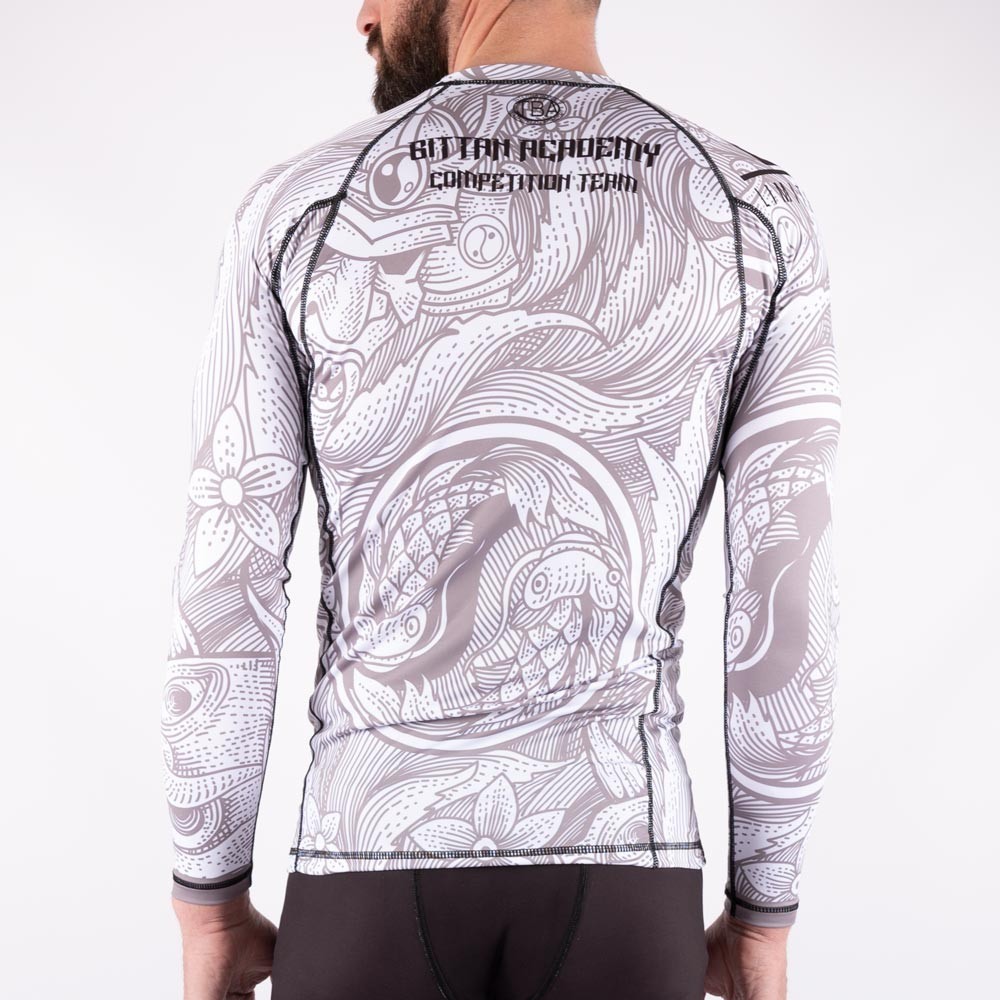 Rashguard da competizione NoGi Flow-Charts formazione in gara