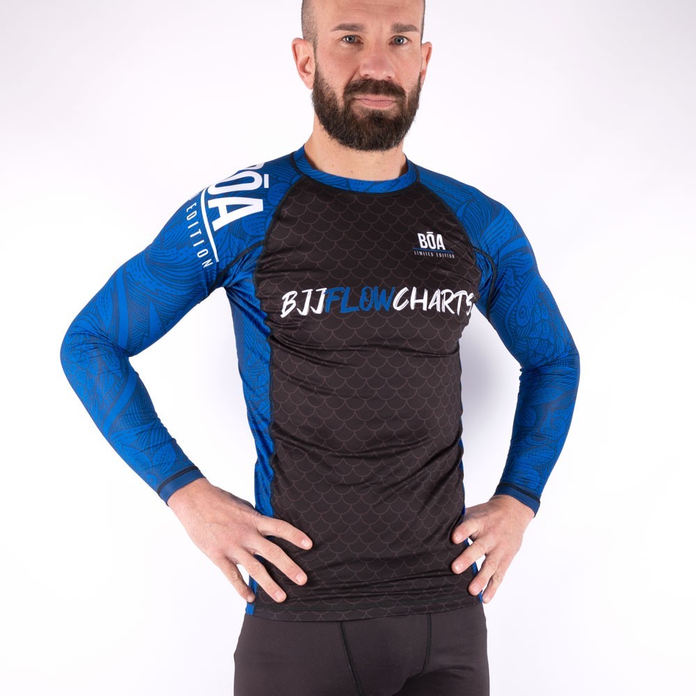 Competição NoGi Flow-Charts Rashguard clube de esporte de combate