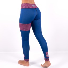 Women's leggings from NoGi - Curitiba Blue for Grappling