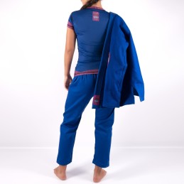 Набор для бразильского джиу-джитсу для женщин - Куритиба Синий Boa Fightwear