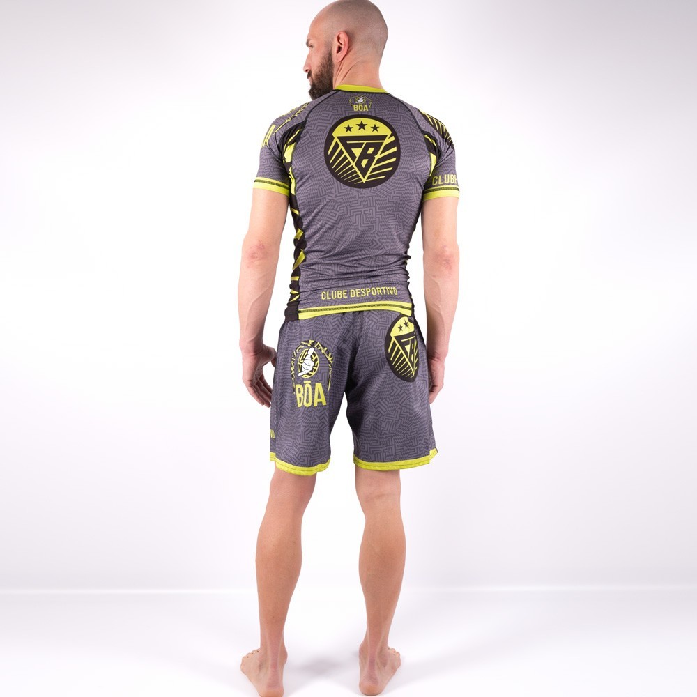 Uniforme da grappling del Clube Desportivo Boa formazione in gara