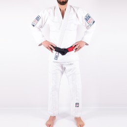 kimono de jiu-jítsu para homem - Ne-Waza Branco Boa Fightwear