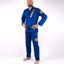 Kimono de Jiu-Jitsu brasileño del club GSDI Azul