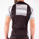 Rashguard de Jiu-Jitsu NoGi para hombre - Ipiranga Blanco Boa Fightwear