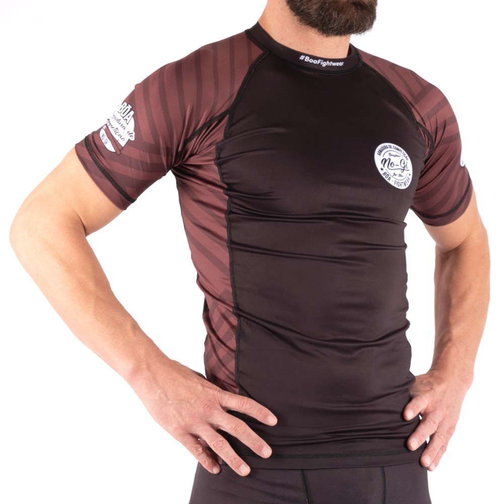 Rashguard competizione Nogi - Armadura de competição Marrone Grappling