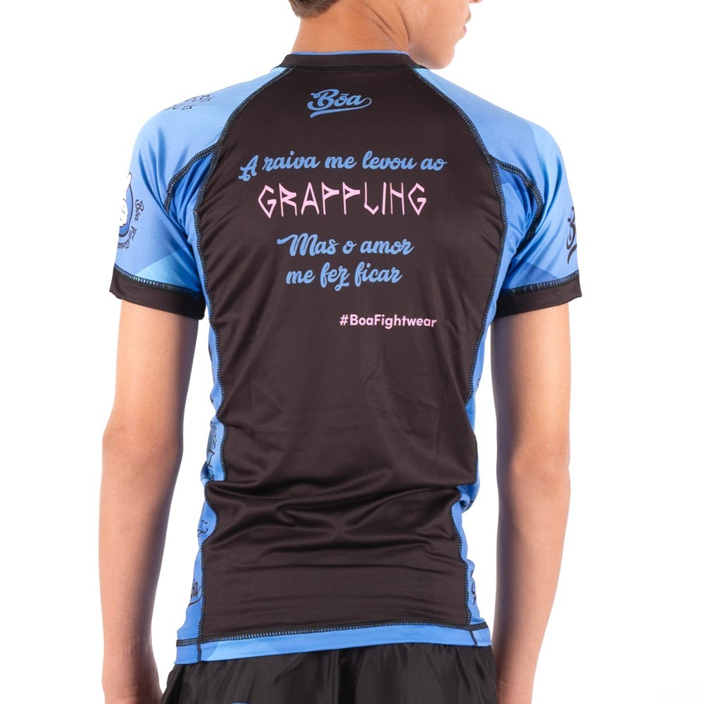 Rashguard de Grappling Infantil - Fino Boa Fightwear