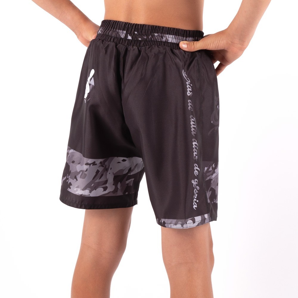 Shorts de No-Gi para Niños - Dias de Luta gris Boa Fightwear