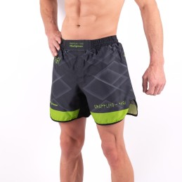 Nogi Grappling Shorts - Jogo Guerreiro Green Boa