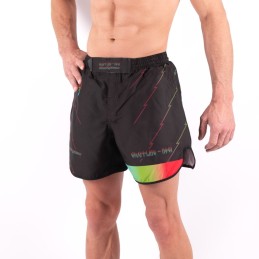 Shorts de Grappling Nogi - Jogo Guerreiro Multicolor Boa