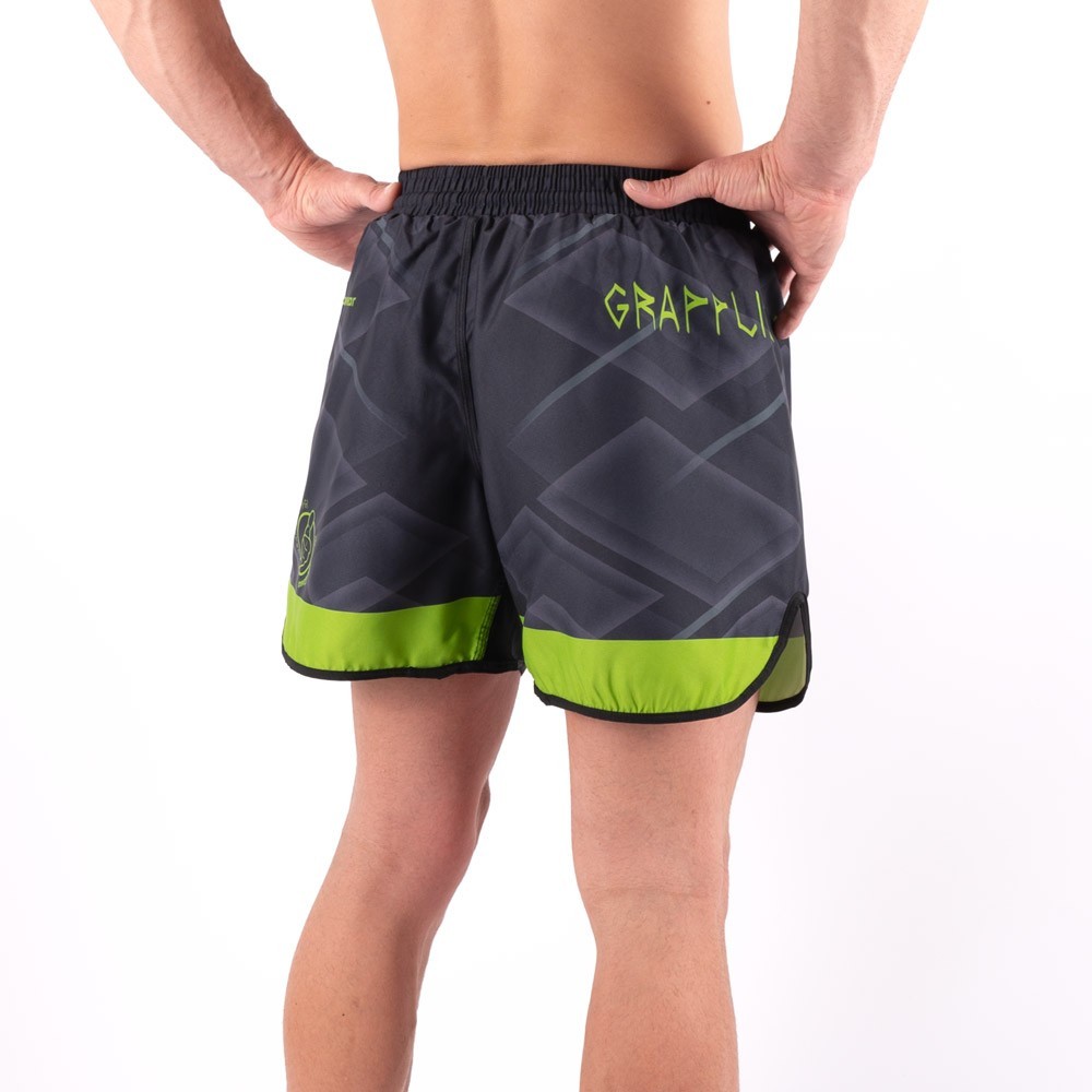 Shorts de Nogi Grappling - Jogo Guerreiro Verde Boa Fightwear