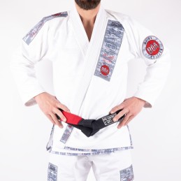 Kimono de Jiu-Jitsu Brasileiro para Homem - MA-8R Branco Boa