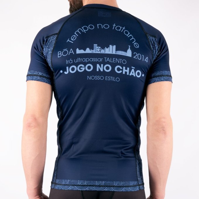 Jiu-Jitsu rashguard Men - Jogo no chão Blue Grappling