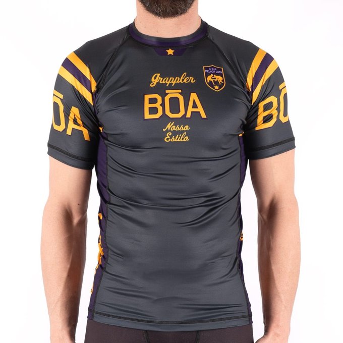Rashguard No-Gi - American Grappler Violet