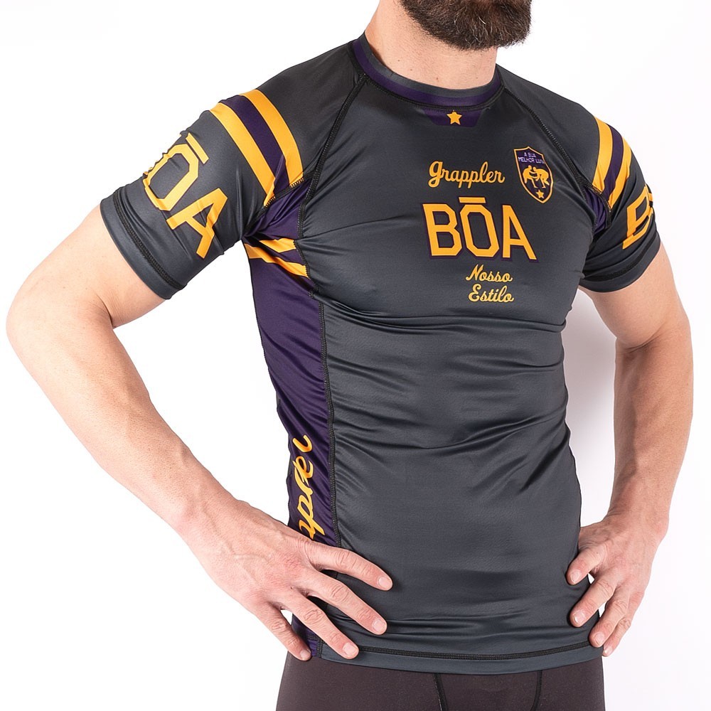 Rashguard No-Gi - American Grappler Lila Boa