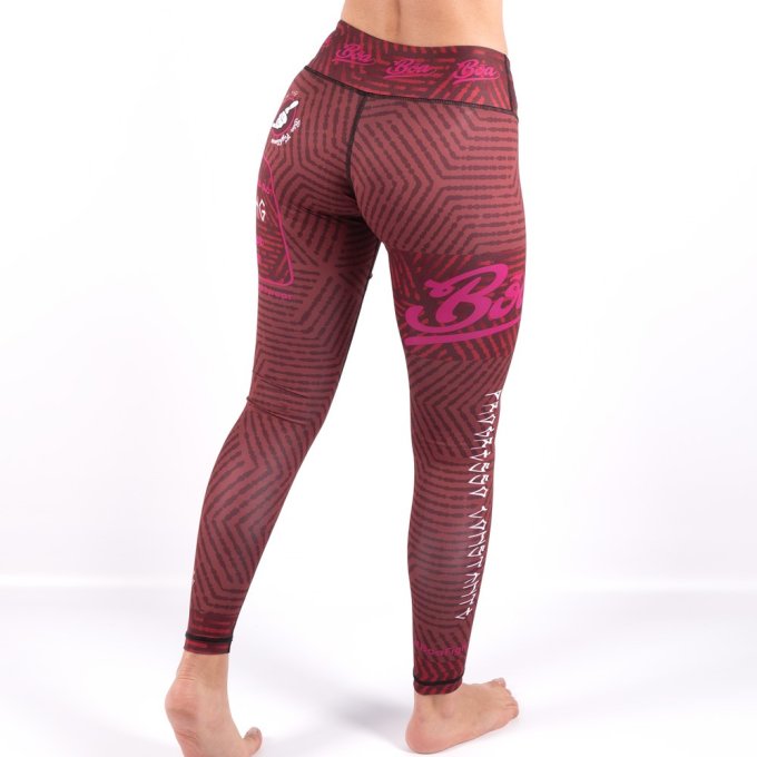Leggings Grappling for Women - Raiva Red NoGi