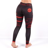 Legging de Jiu Jitsu Femme - Formula da Luta Noir Boa fightwear