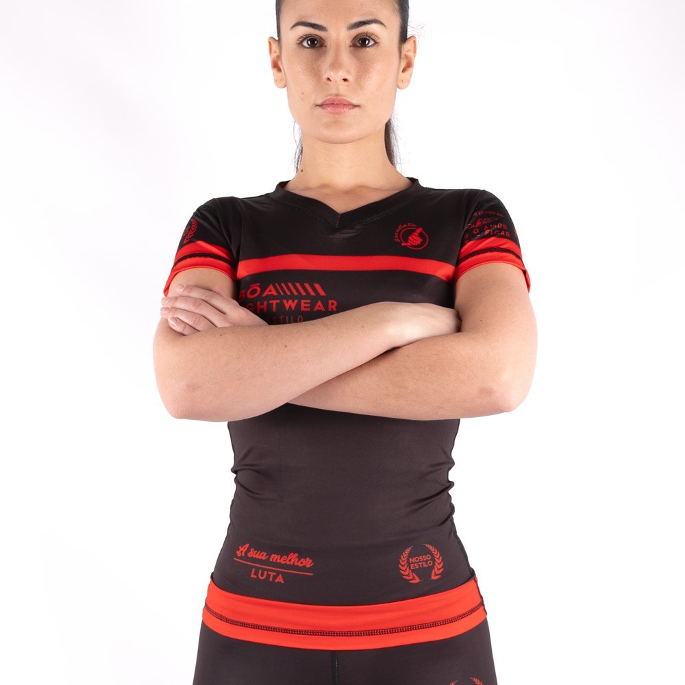 Rashguard Jiu-Jitsu Grappling for Women - Formula da Luta black