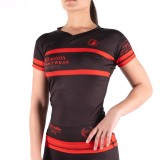 Rashguard Jiu-Jitsu Grappling für Damen - Formula da Luta Schwarz Boa