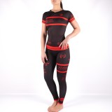 Rashguard Jiu-Jitsu Grappling für Damen - Formula da Luta Schwarz Kampfsport