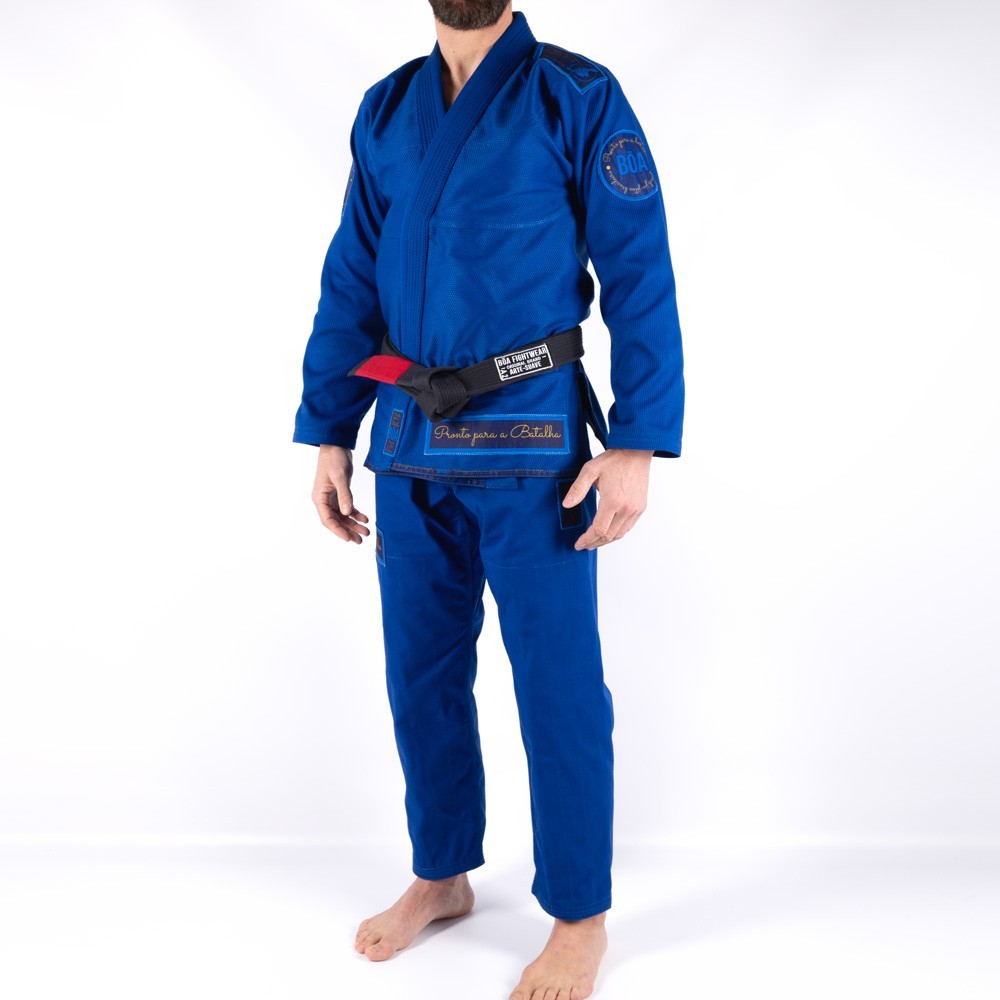BJJ-Kimono für Männer - Pronto para batalha Blau Boa