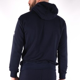 Men's hoodie - Jogo No Chão Blue Sportswear