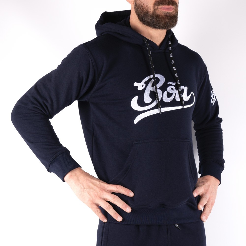 Мужская толстовка - Jogo No Chão Синий Boa Fightwear