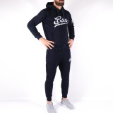 Men's hoodie - Jogo No Chão Blue BJJ