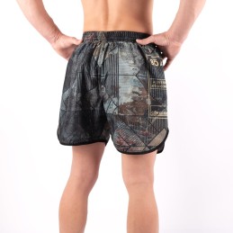 Pantalones cortos de Jiu-jitsu NoGi para hombre - Ipiranga caqui Boa Fightwear