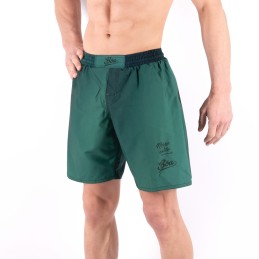 Pantalones cortos de grappling No-Gi - Deslumbrante verde Boa