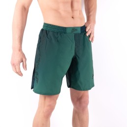 Pantalones cortos de grappling No-Gi - Deslumbrante verde