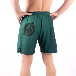 Pantalones cortos de grappling No-Gi - Deslumbrante verde Boa fightwear