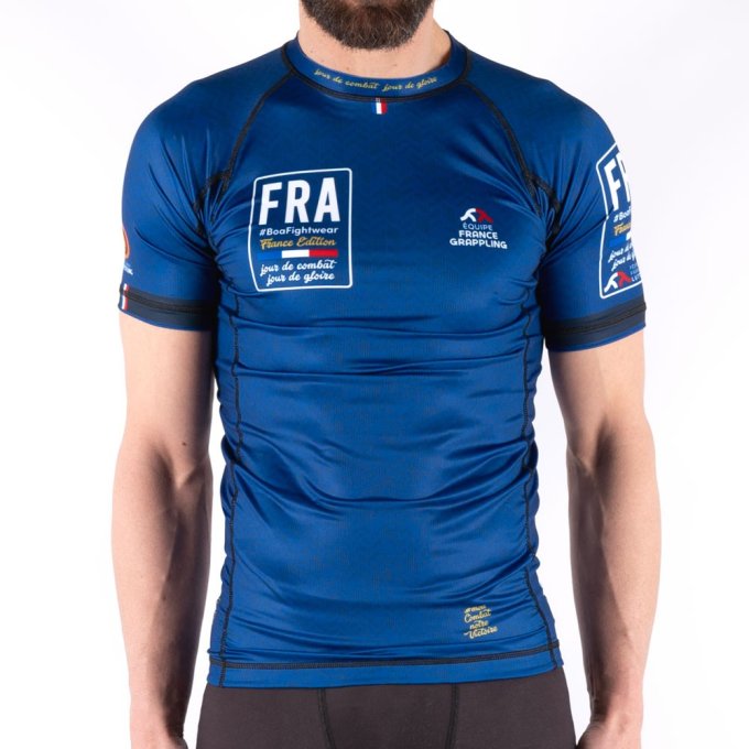 Rashguard competizione di grappling - Squadra Francese