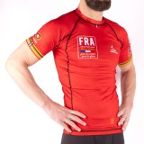 Rashguard competición de grappling - Equipo francés Boa fightwear Rojo