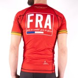 Rashguard de compétition Grappling - Equipe de France Rouge NoGi