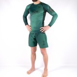 Rashguard No-Gi Grappling - Deslumbrante verde sportswear