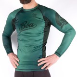 Рашгард No-Gi для борьбы - Deslumbrante Зеленый Boa