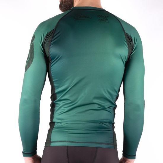 Rashguard No-Gi Grappling - Deslumbrante verde fightwear