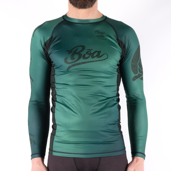 Rashguard No-Gi Grappling - Deslumbrante verde