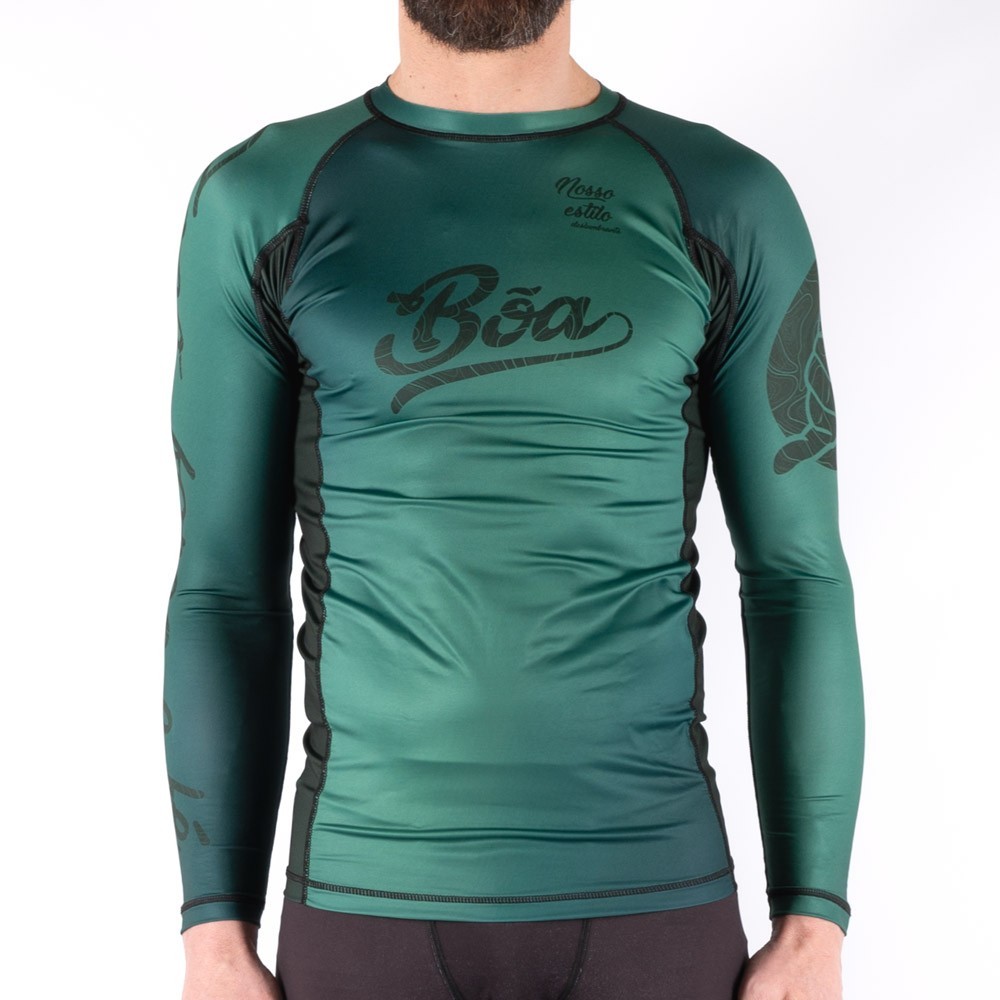 Rashguard No-Gi Grappling - Deslumbrante green