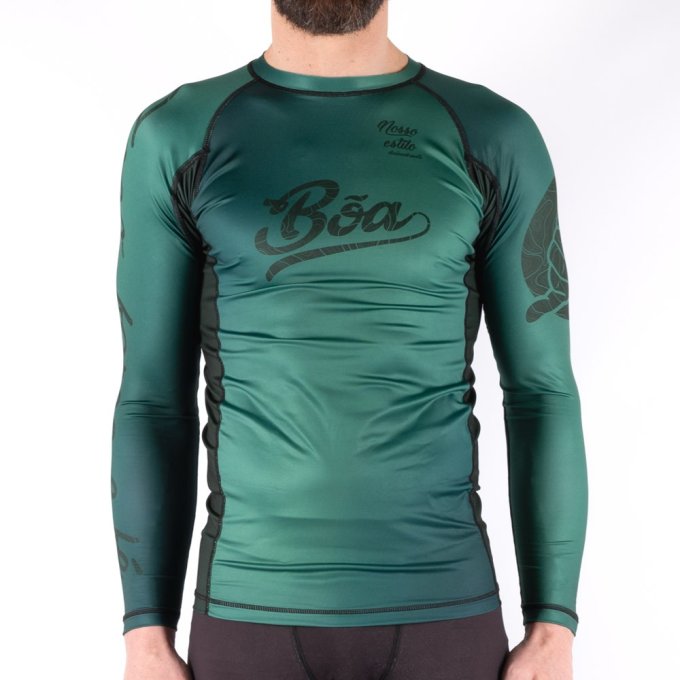 Rashguard Grappling No-Gi - Deslumbrante verde