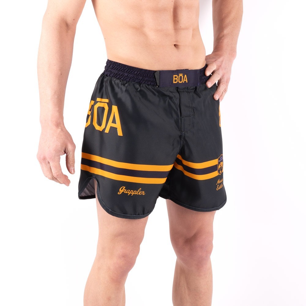 No-Gi Shorts - American Grappler lila Boa