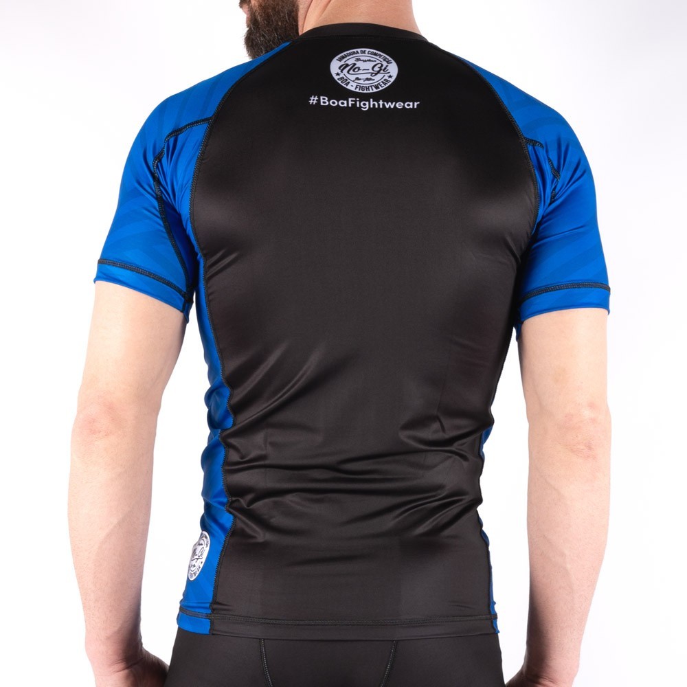Rashguard Competición Nogi - Armadura de competição Azul Boa Fightwear