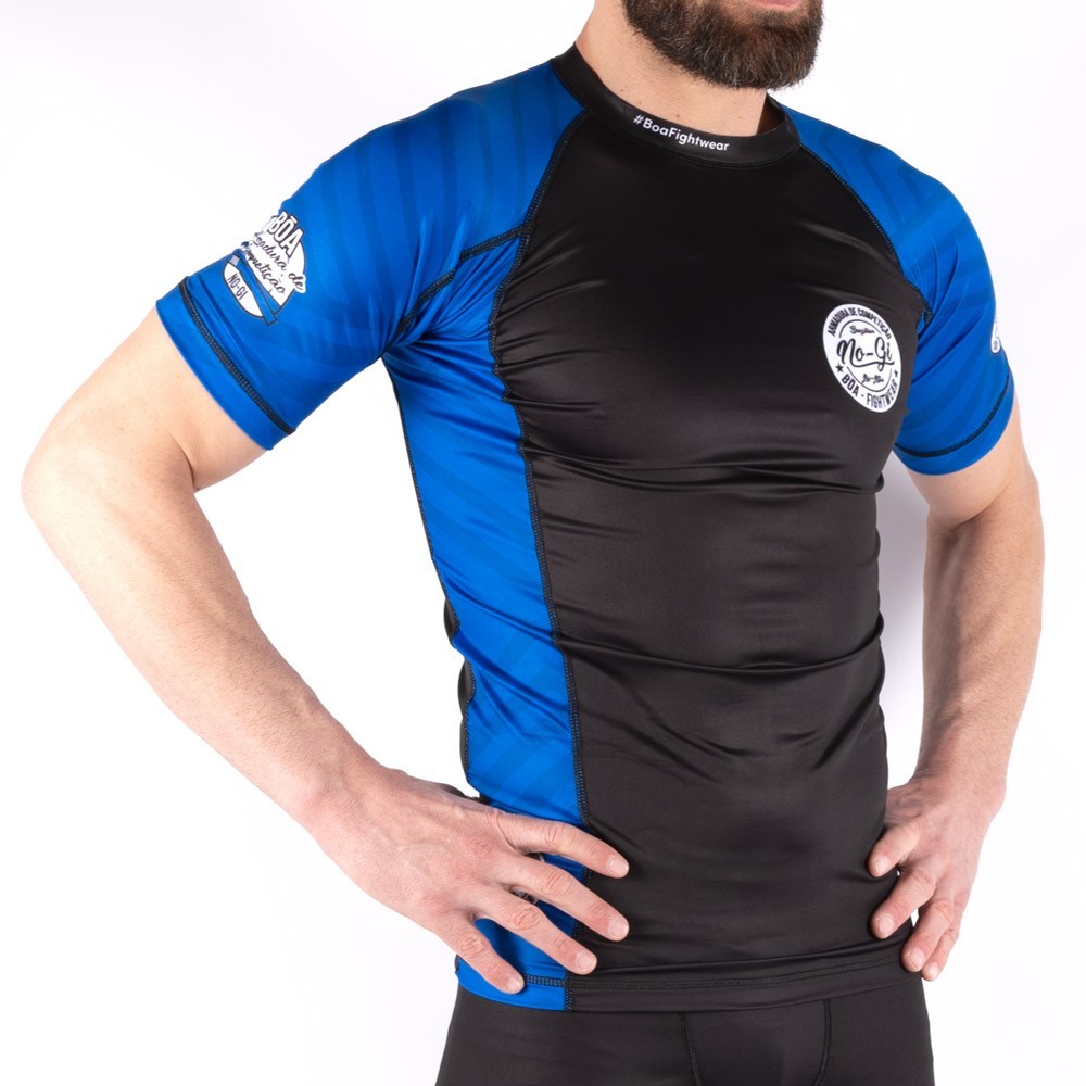 Nogi Competition Rashguard - Armadura de competição Blue Grappling