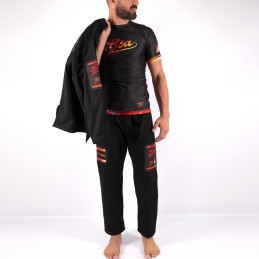 Pack Kimono de JJB pour homme et Rashguard Dias de luta